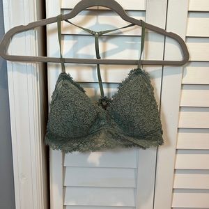 Aerie green racerback bralette